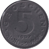 5 groschen - Autriche