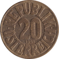 20 groschen - Autriche