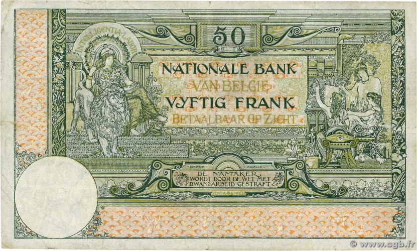 50 francs - Belgique