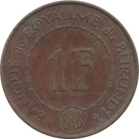 1 franc - Burundi