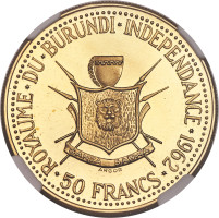 50 francs - Burundi