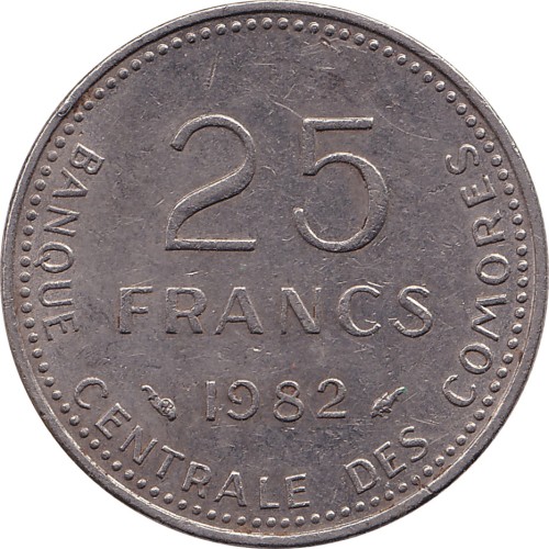 25 francs - Comores