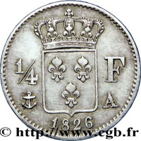 1/4 franc - France