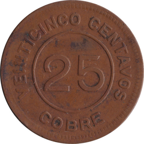 25 centavos - Guatemala