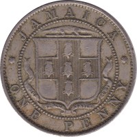 1 penny - Jamaique